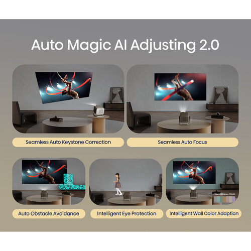 Hisense M2 Pro 1300-ANSI Lumen UHD 4K Triple Laser Smart Projector