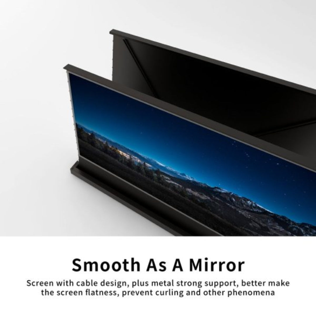 VIVIDSTORM S PRO P Motorised Rollable UST Laser Projector Screen with Acoustic Transparency