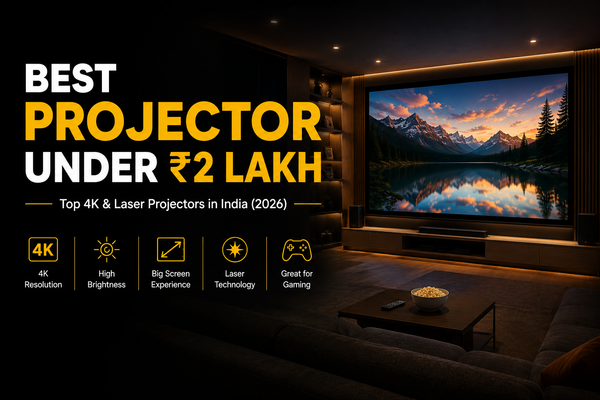 Best Projector Under ₹2 Lakh in India (2026) – 4K & Laser Projectors