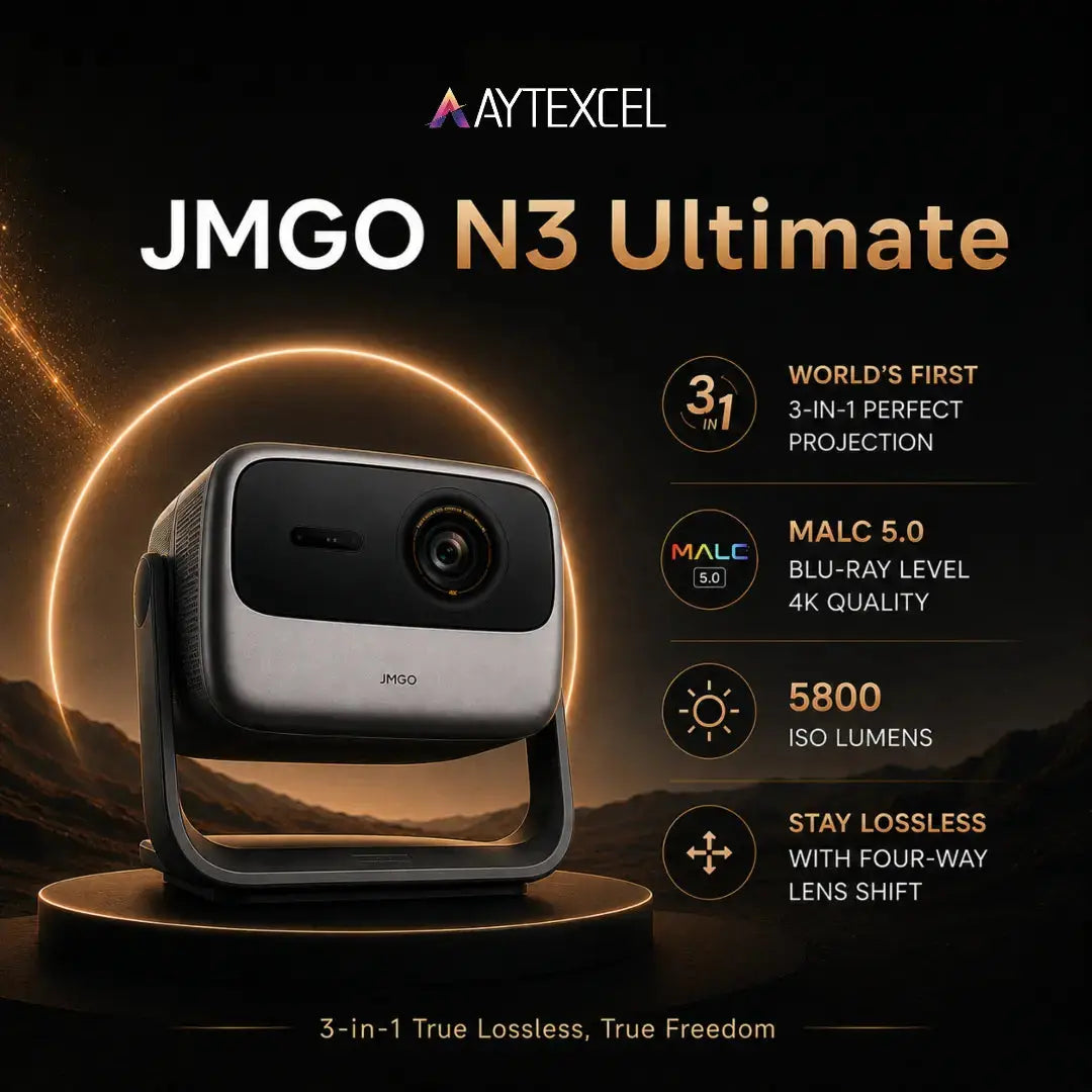 JMGO N3 Ultimate Review: The World's First 3-in-1 AI Gimbal Projector Comes to India AYTEXCEL