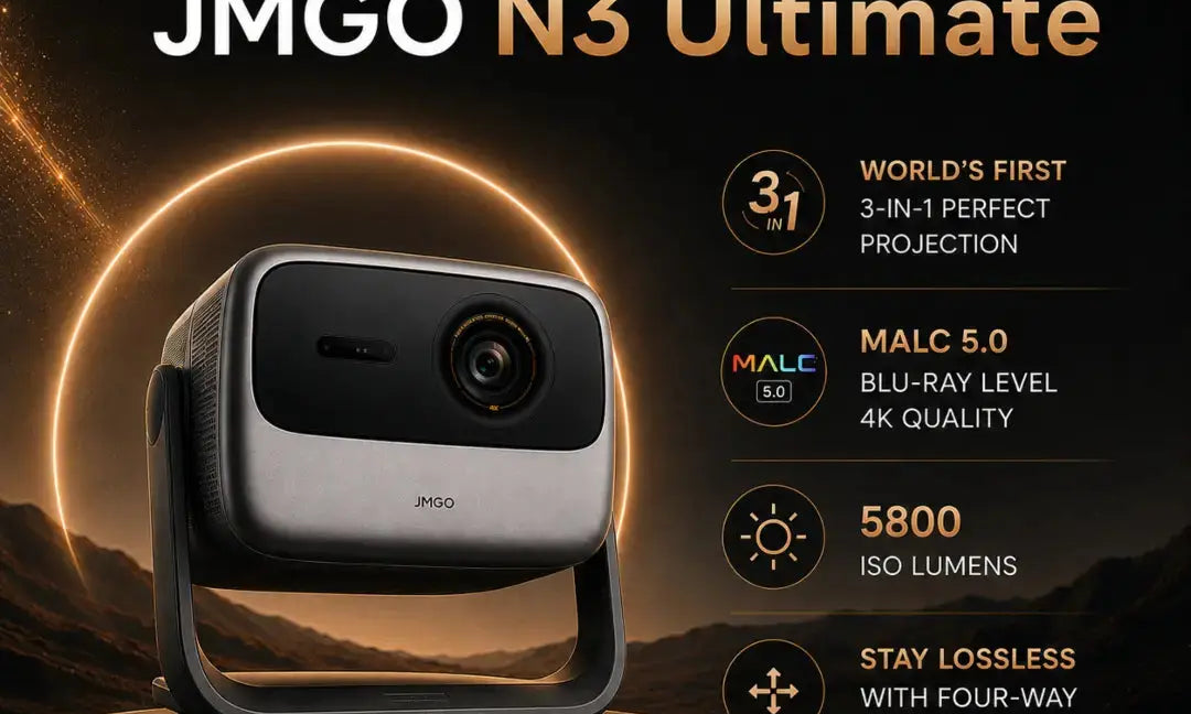 JMGO N3 Ultimate Review: The World's First 3-in-1 AI Gimbal Projector Comes to India AYTEXCEL