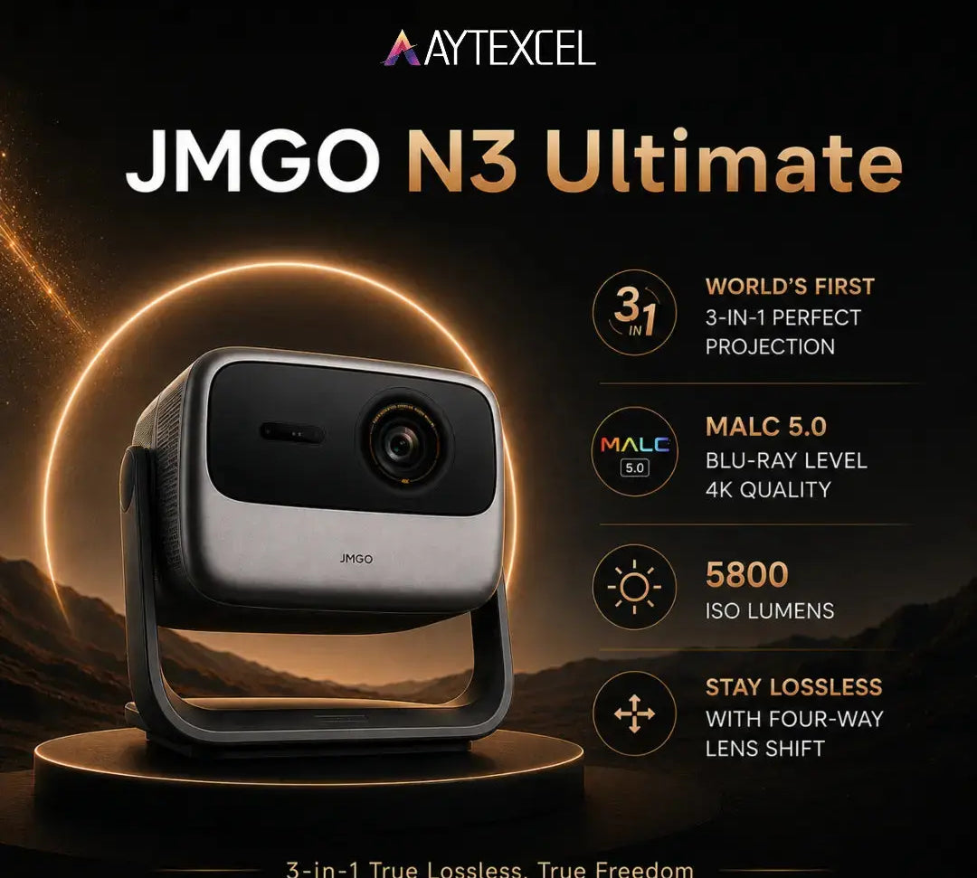 JMGO N3 Ultimate Review: The World's First 3-in-1 AI Gimbal Projector Comes to India AYTEXCEL