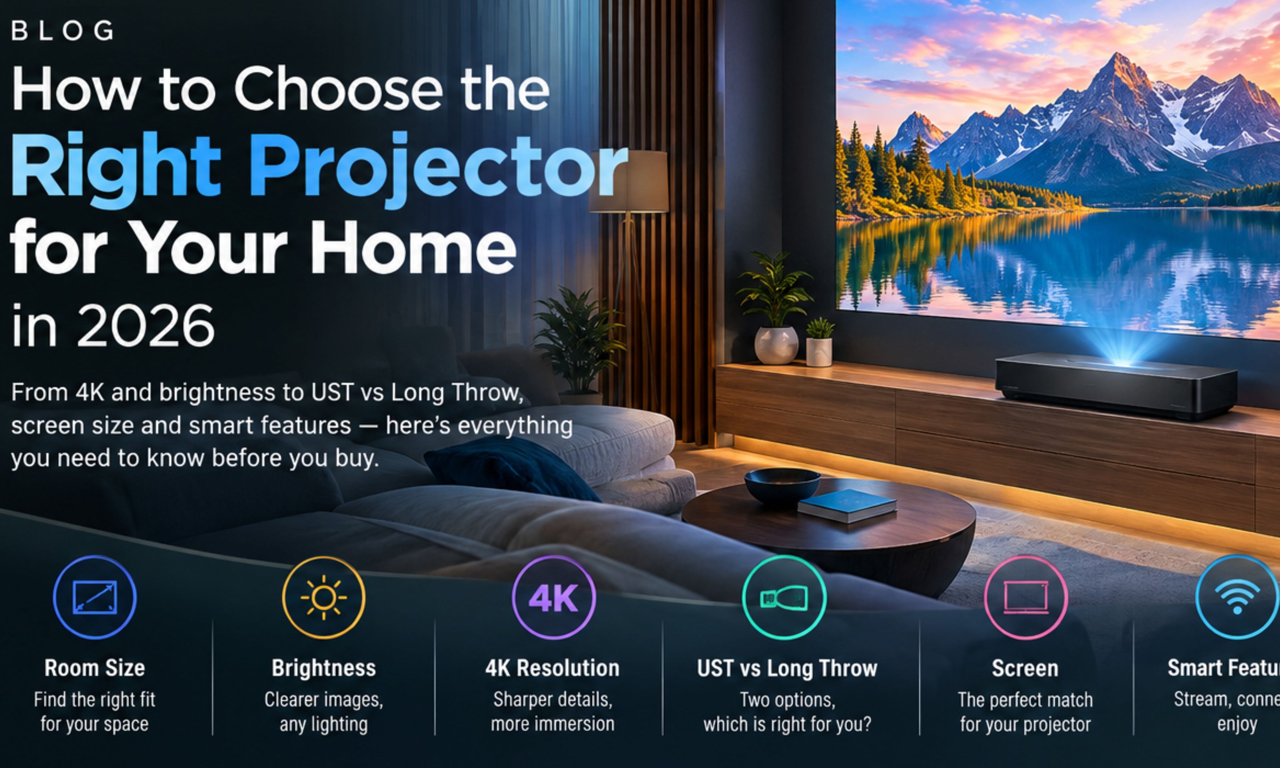 How to Choose the Right Projector for Your Home in 2026