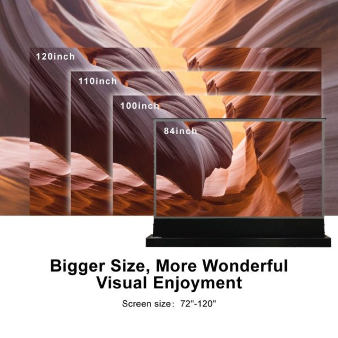 Vividstorm S Pro Electric Tension Floor Screen for UST Projector