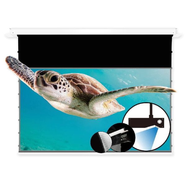 VIVIDSTORM PHANTOM Recessed In-Ceiling Motorized Tension UST ALR Projector Screen