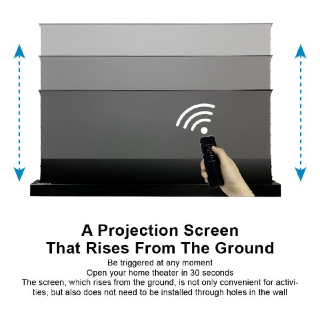 Vividstorm S Pro Electric Tension Floor Screen for UST Projector
