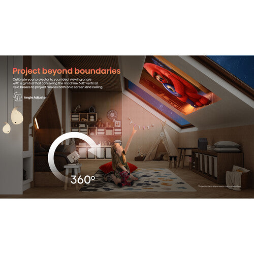 Hisense M2 Pro 1300-ANSI Lumen UHD 4K Triple Laser Smart Projector
