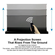 Vividstorm S PRO P PLUS (Motorized Tension floor rising screen made for Ultra short throw laser projectors)