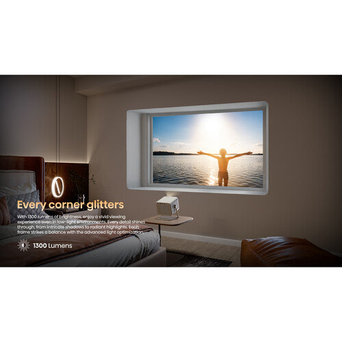 Hisense M2 Pro 1300-ANSI Lumen UHD 4K Triple Laser Smart Projector