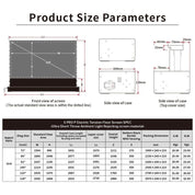 Vividstorm S PRO P PLUS (Motorized Tension floor rising screen made for Ultra short throw laser projectors)