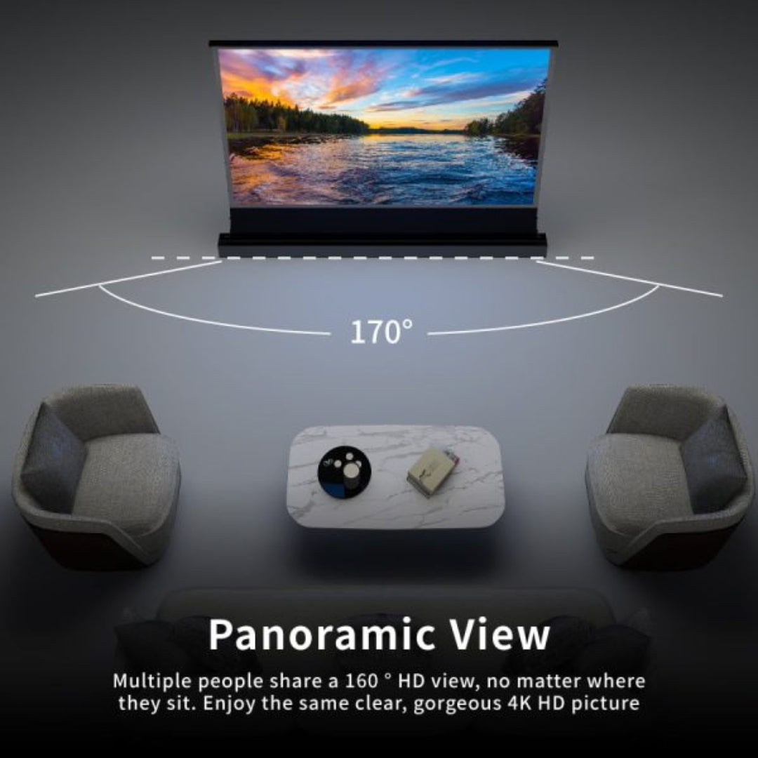 Vividstorm S Pro Electric Tension Floor Screen for UST Projector