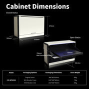 C1 Nano Compact Smart Flip Laser TV Cabinet For UST Projector