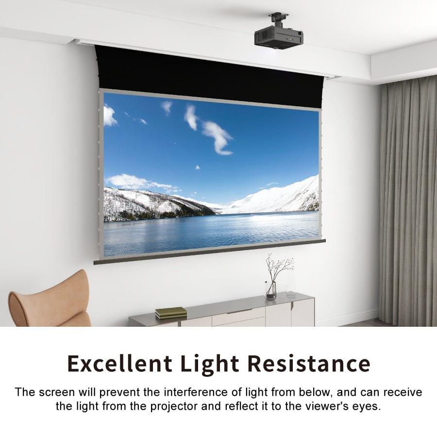 PRO Slimline Tension Screen With Ultra short Throw Ambient Light Rejecting (For UST ALR Laser Projectors)