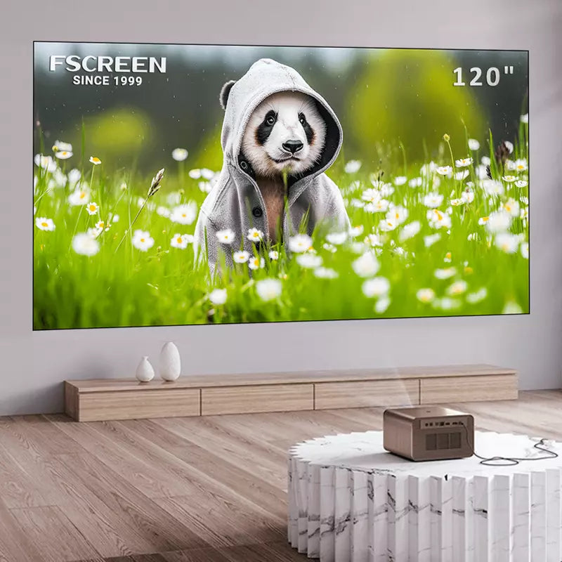 Fresnel Aura Series Fixed Frame Projection Screen for UST