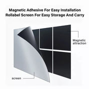 Fresnel Aura Series Fixed Frame Projection Screen for UST