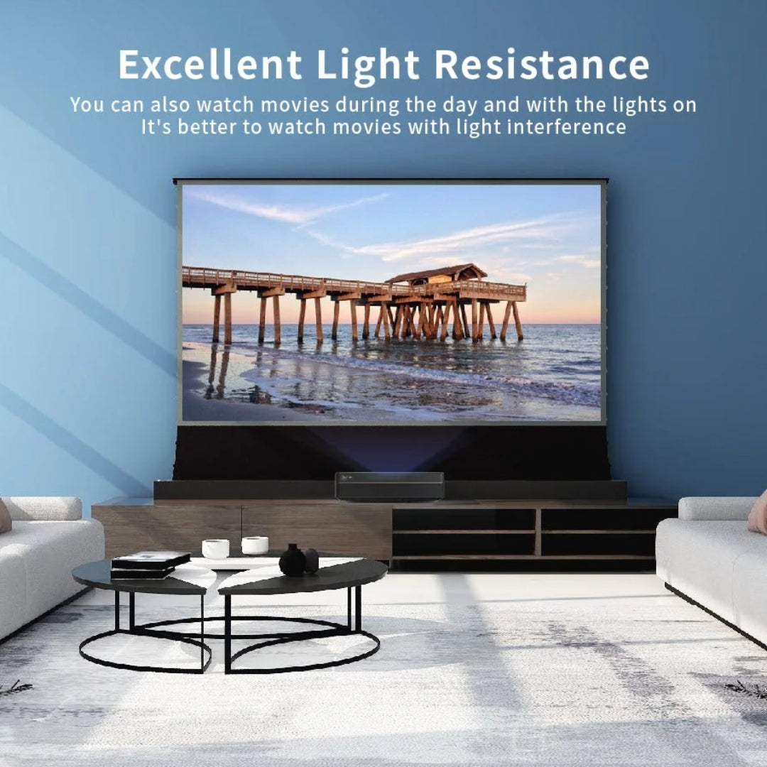 VIVIDSTORM S PRO P Motorised Rollable UST Laser Projector Screen with Acoustic Transparency