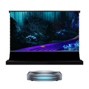 Awol Vision Aetherion Max RGB 4K Projector + Vividstorm S Pro Electric Motorised Floor Rising Projector ALR Screen Bundle