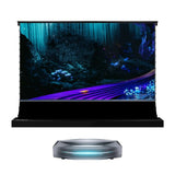 Awol Vision Aetherion Max RGB 4K Projector + Vividstorm S Pro Electric Motorised Floor Rising Projector ALR Screen Bundle