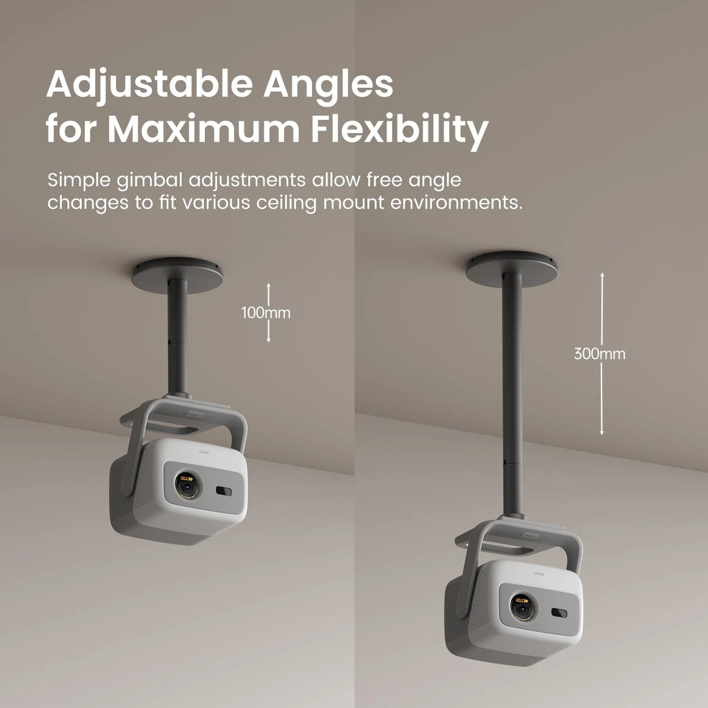 JMGO Ceiling Mount for Mini Projector