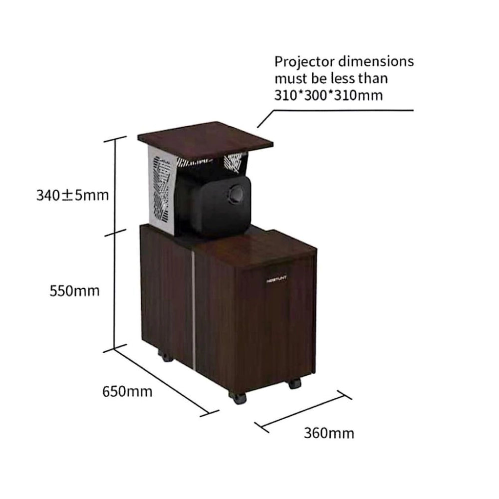 NECTUNT F10 Smart Invisible Projection Cabinet | Motorized Projector Lift Cabinet | Premium Smart Home Solution