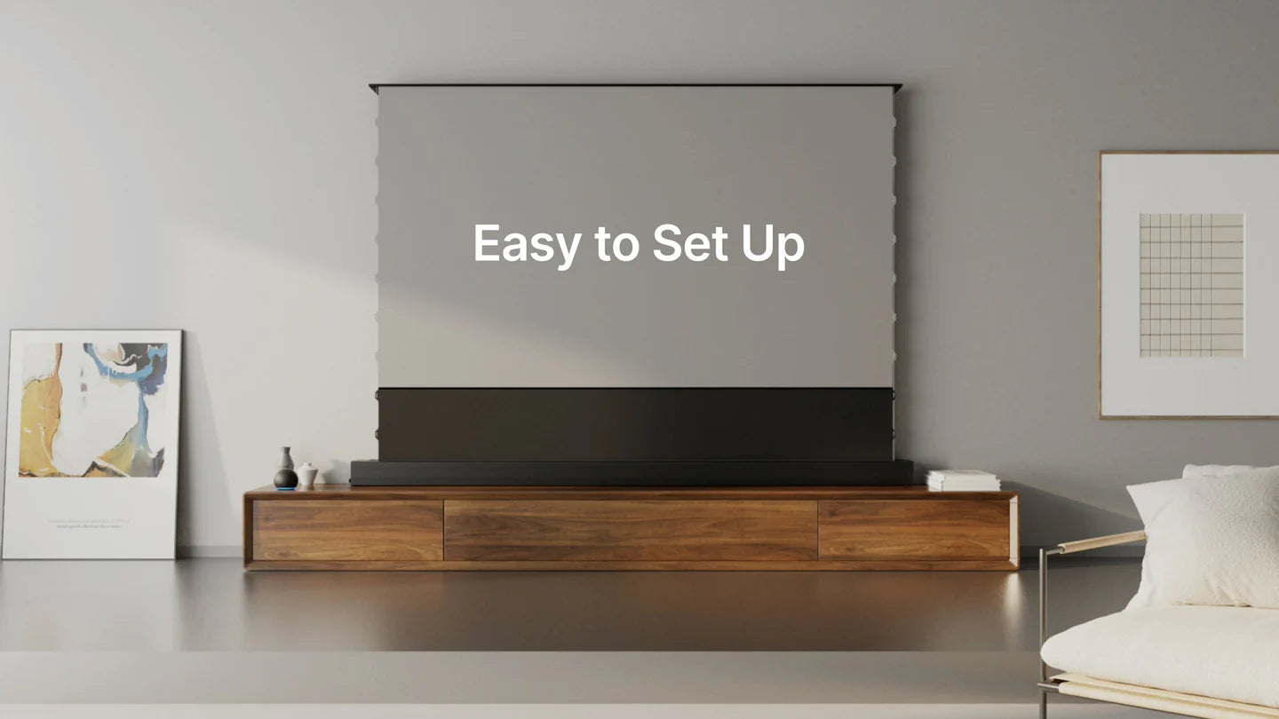 Wupro Cinema UST ALR Smart Motorized Floor Rising Screen