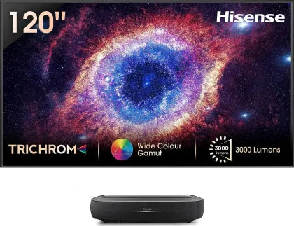 Hisense L9HE With 120" Fixed Frame Screen